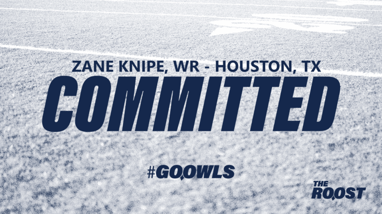 Zane Rice Rice Football: 2019 Wide receiver Zane Knipe commits to Owls