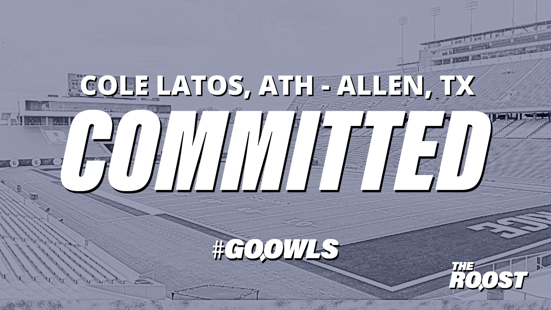 Rice Football: 2020 Athlete Cole Latos commits to Owls