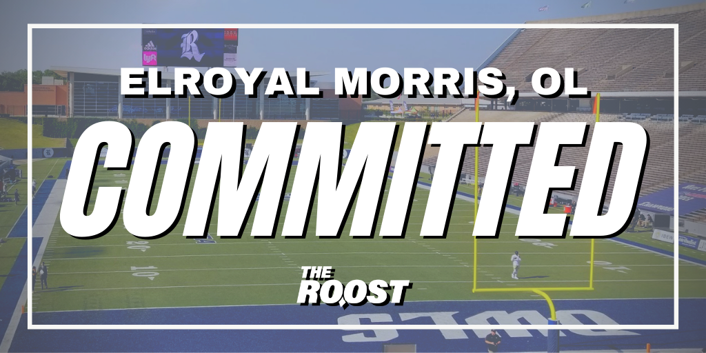 Rice Football Recruiting, Elroyal Morris