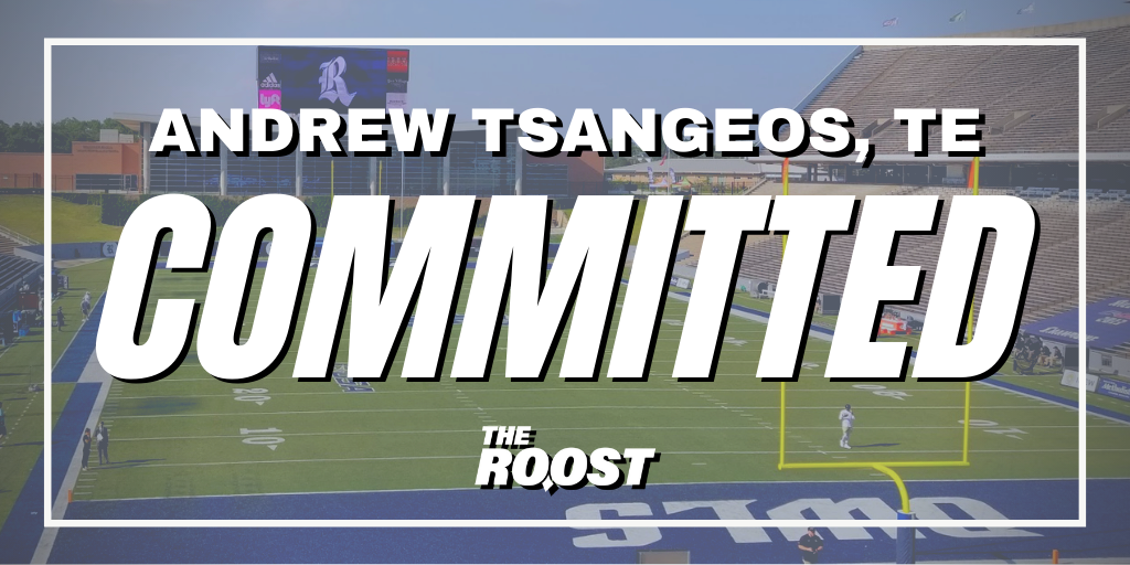 Rice Football, Rice Football Recruiting, Andrew Tsangeos