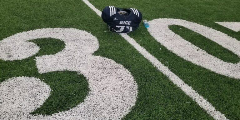 Rice Football, practice