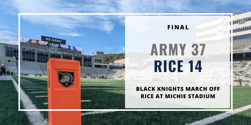 Rice Football marched off the field by Army at West Point