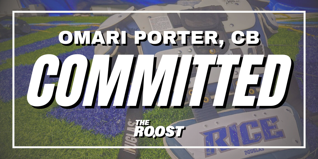 Rice Football, Rice Football Recruiting, Omari Porter