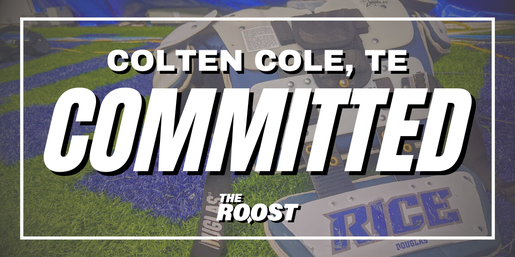 Rice Football, Rice Football Recruiting, Colten Cole