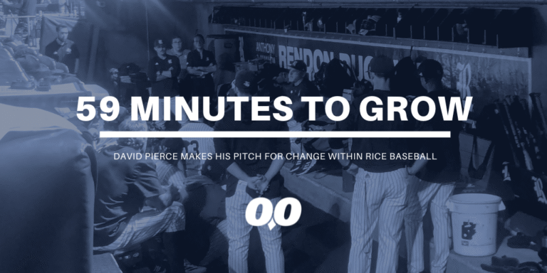 Rice Baseball, David Pierce