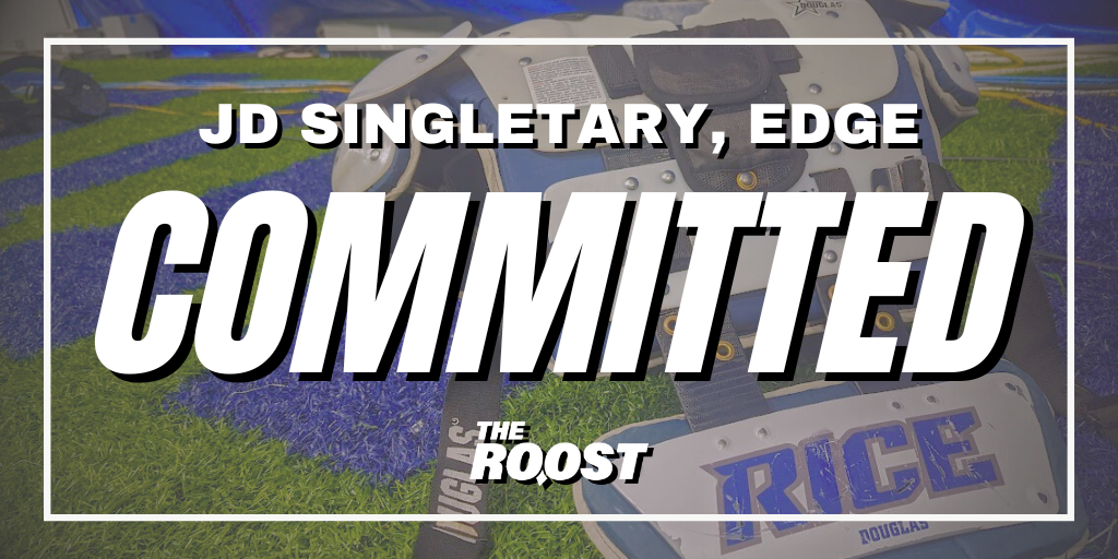 Rice Football, Rice Football Recruiting, JD Singletary