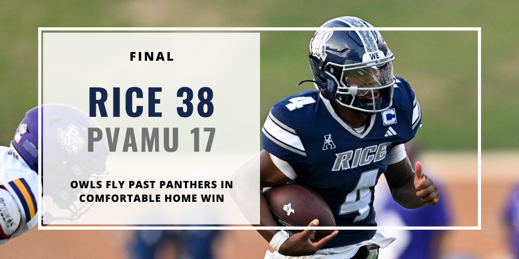 Rice Football, game recap, Chase Jenkins