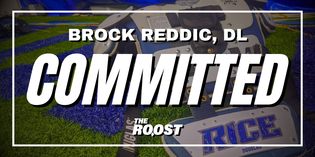 Rice Football, Rice Football Recruiting, Brock Reddic