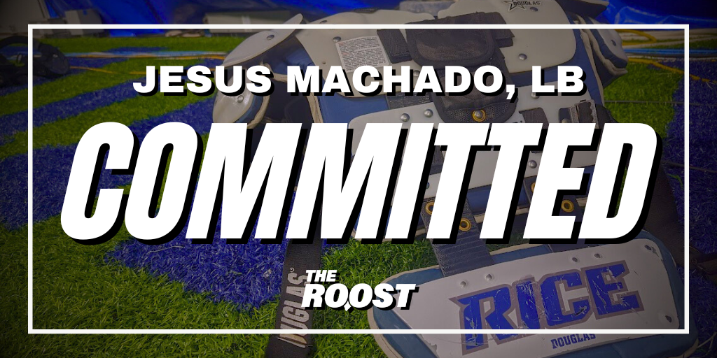 Rice Football, Rice Football Recruiting, Jesus Machado