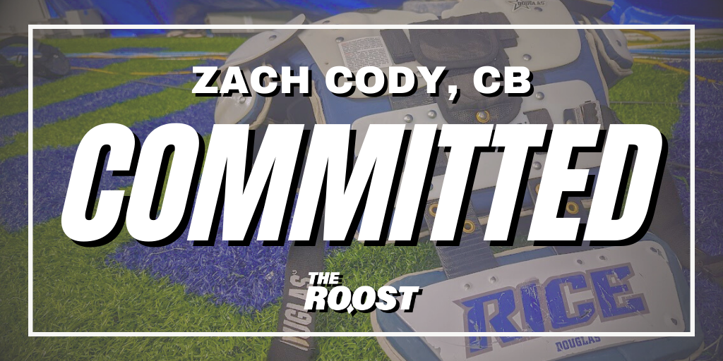 Rice Football, Rice Football Recruiting, Zach Cody