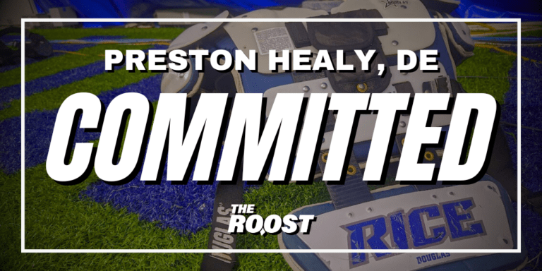 Rice Football, Rice Football Recruiting, Preston Healy