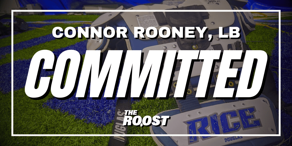 Rice Football, Rice Football Recruiting, Connor Rooney