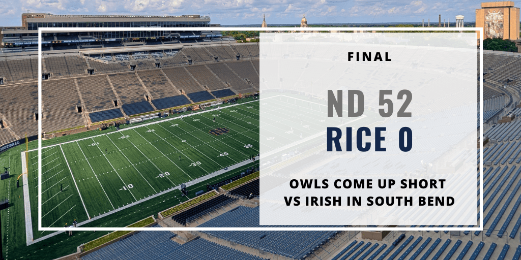 Rice Football, game recap